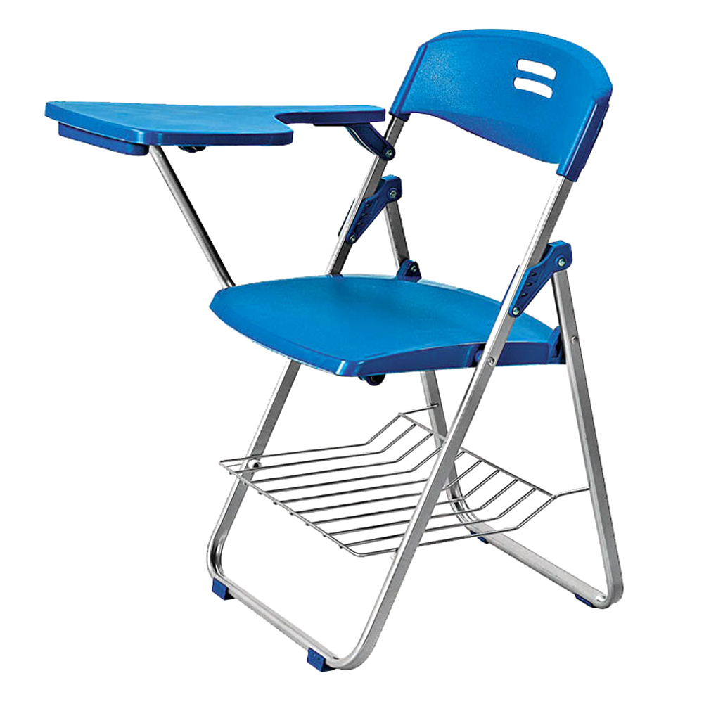 折りたたみ椅子 テーブル 付き 完成品 折りたたみチェア 背付き 組み立て不要 メモ台付き パイプ椅子 パイプイス ミーティングチェア チェア 送料無料