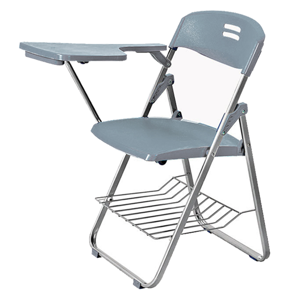 折りたたみ椅子 テーブル 付き 完成品 折りたたみチェア 背付き 組み立て不要 メモ台付き パイプ椅子 パイプイス ミーティングチェア チェア 送料無料
