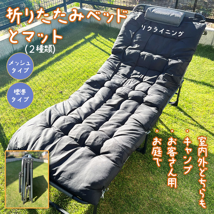 簡易ベッド 折り畳み 室内 折りたたみベッド 簡易ベッド 折り畳みベッド d10-24a_1.jpg