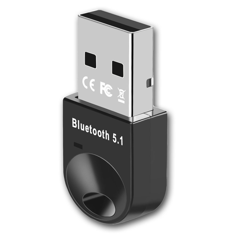 Bluetoothアダプタ USBアダプタ Bluetooth5.1 USB PC パソコン 用 レシーバー 子機 無線 ワイヤレス 低遅延 EDR