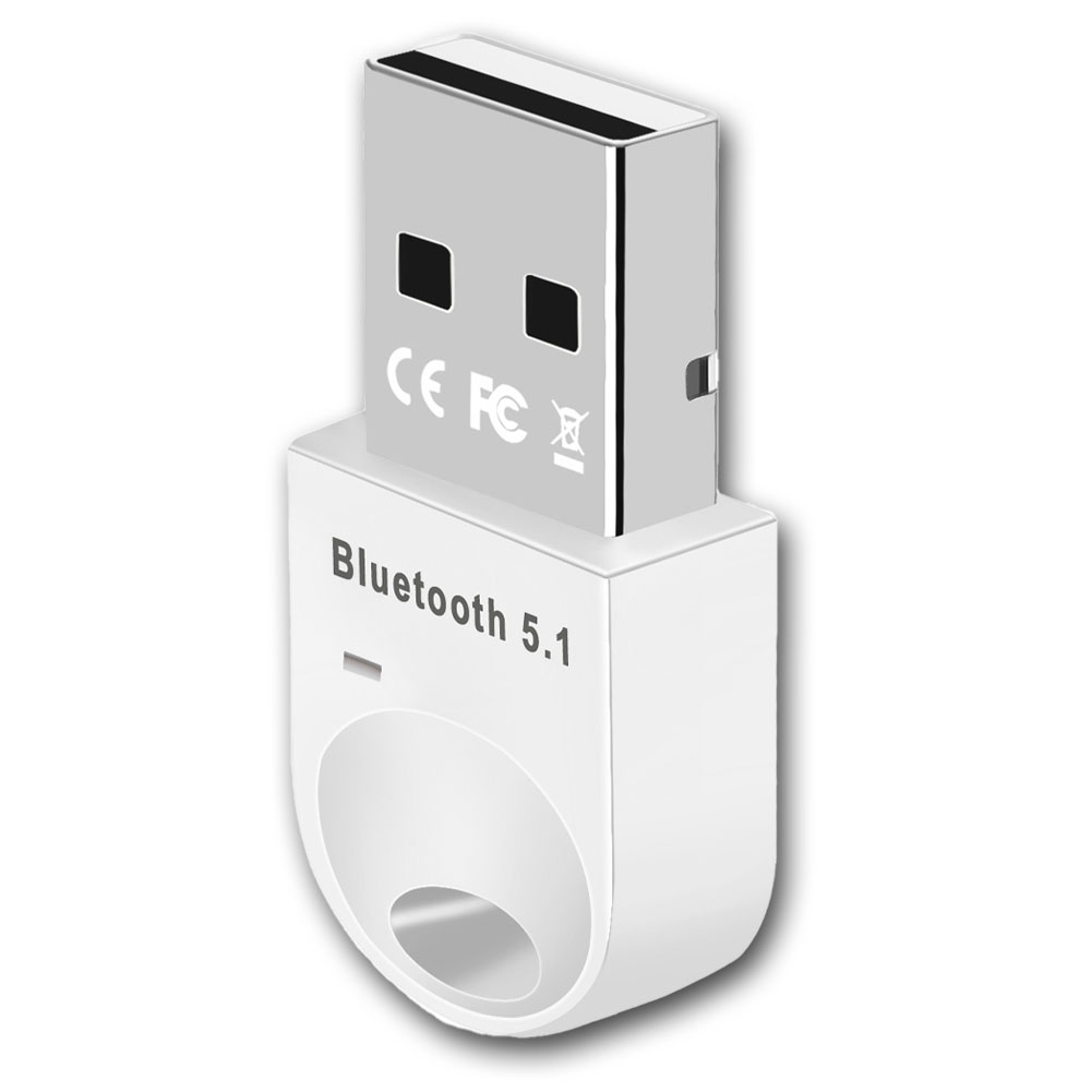 Bluetoothアダプタ USBアダプタ Bluetooth5.1 USB PC パソコン 用 レシーバー 子機 無線 ワイヤレス 低遅延 EDR