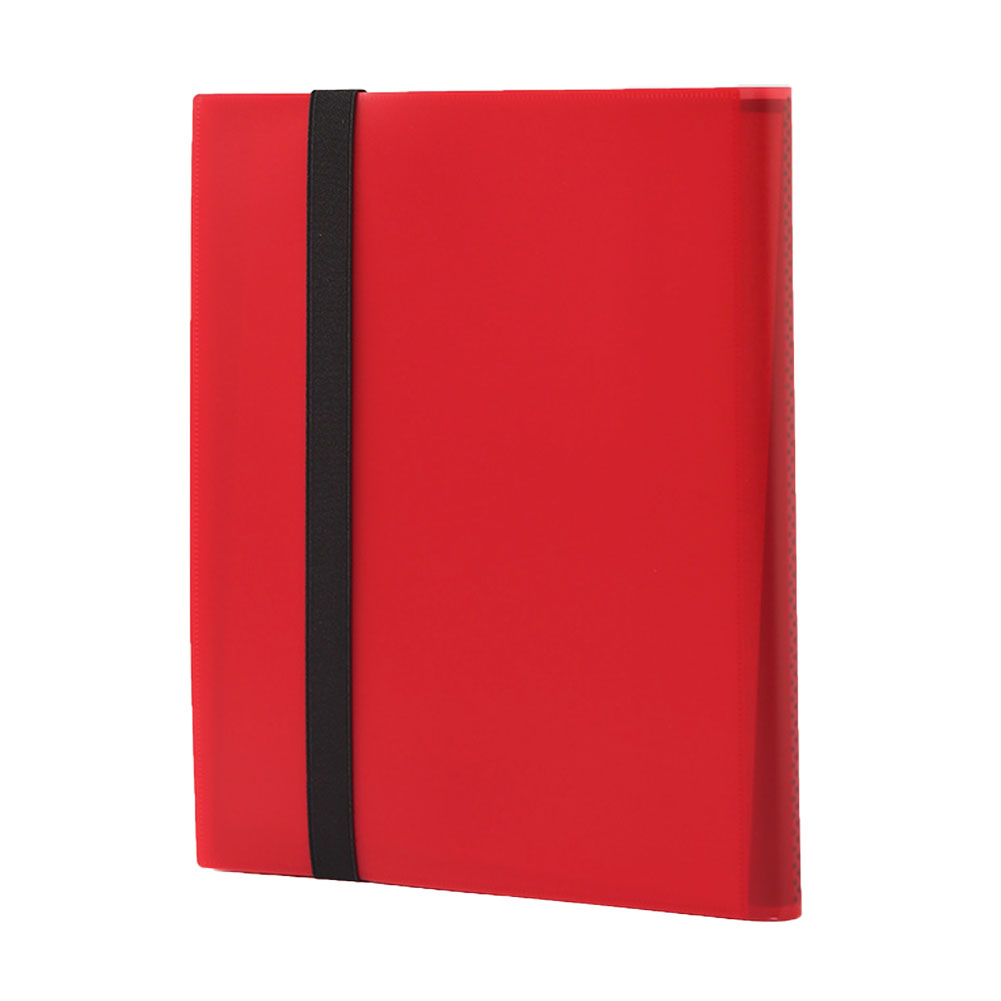 トレーディングカードファイル 赤 カードファイル カードケース 6色選べる カード 大容量 トレカ トレカ