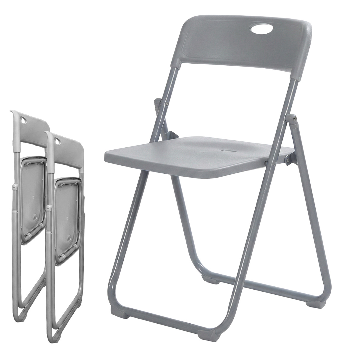 爆買 2脚セット 折りたたみチェア パイプ椅子 折り畳み椅子 コンパクト