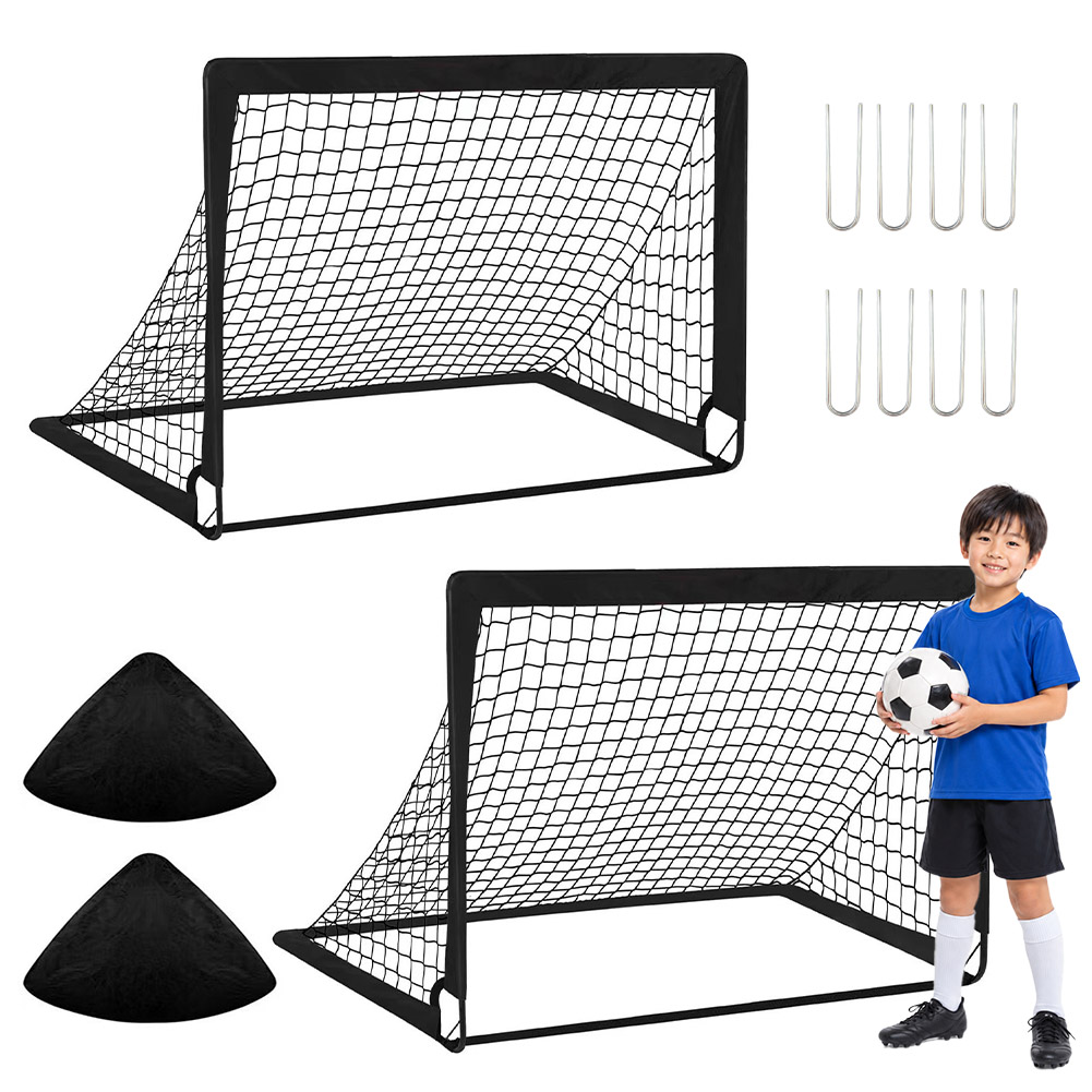 2個セット 折りたたみ サッカーゴール 収納袋付き サッカー ゴール