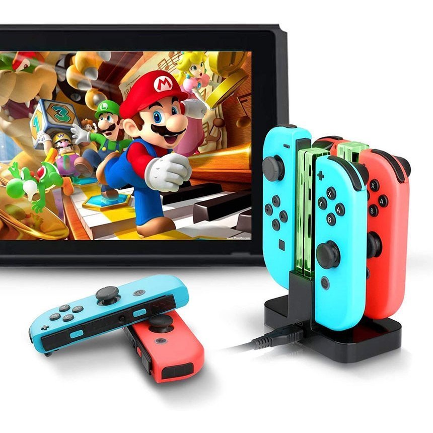 美品Nintendo Switch ジョイコン4個　充電スタンド マリオカート 美品Nintendo Switch ジョイコン4個 充電スタンド マリオカート