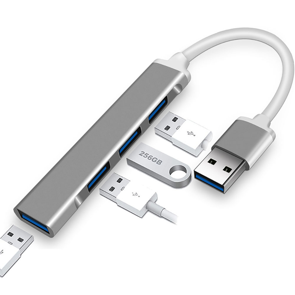 USB3.0 ハブ 超薄型 USB3.0 バスパワー ps4 USBハブ 4ポート ウルトラスリム 軽量 コンパクト Hub USBハブ Windows Macなど対応 USB拡張 送料無料｜mirainet｜03