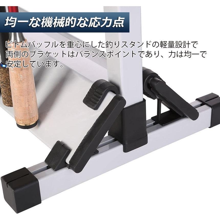 限定　ロッドスタンド  24本収納　竿スタンド 釣り竿立て 釣竿収納 アルミ製 Amazon.co.jp: SD 釣りスタンド 24本 ロッドスタンド 24本