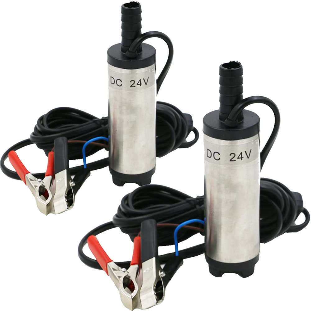 水中ポンプ 12V 24V 小型 2個セット ウォーターポンプ 12L/min