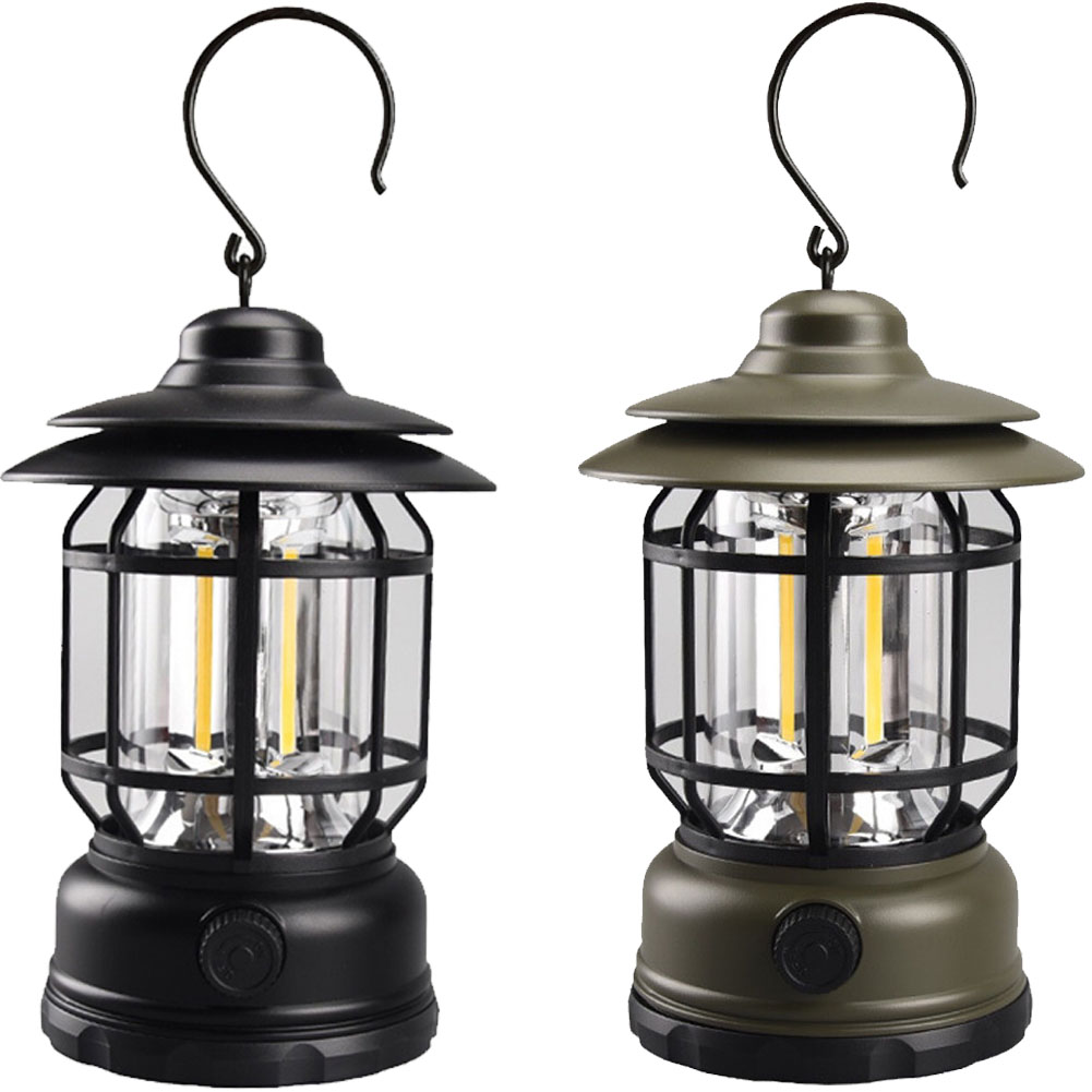 アウトドア用ランタンセット ランタン 屋外 おしゃれ LEDランタン 2個セット レトロ 無段階調