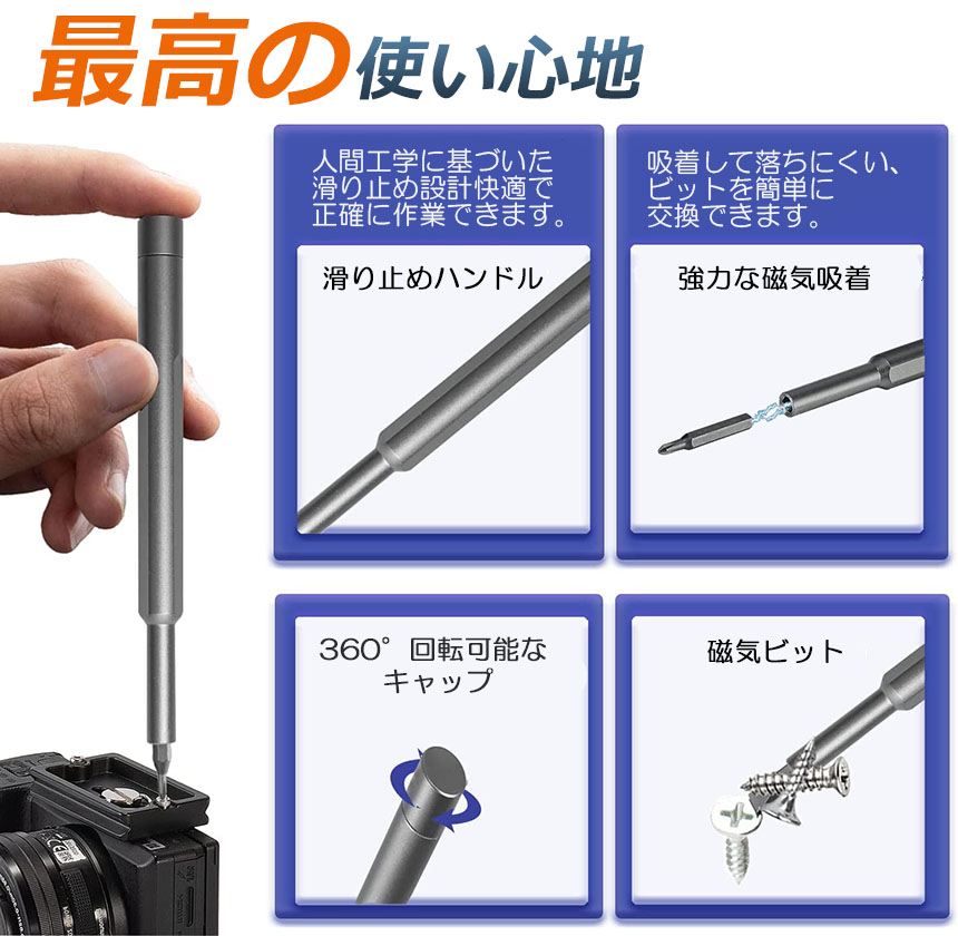 とらじ 精密ドライバーセット ドライバーセット 2個セット 多機能 特殊