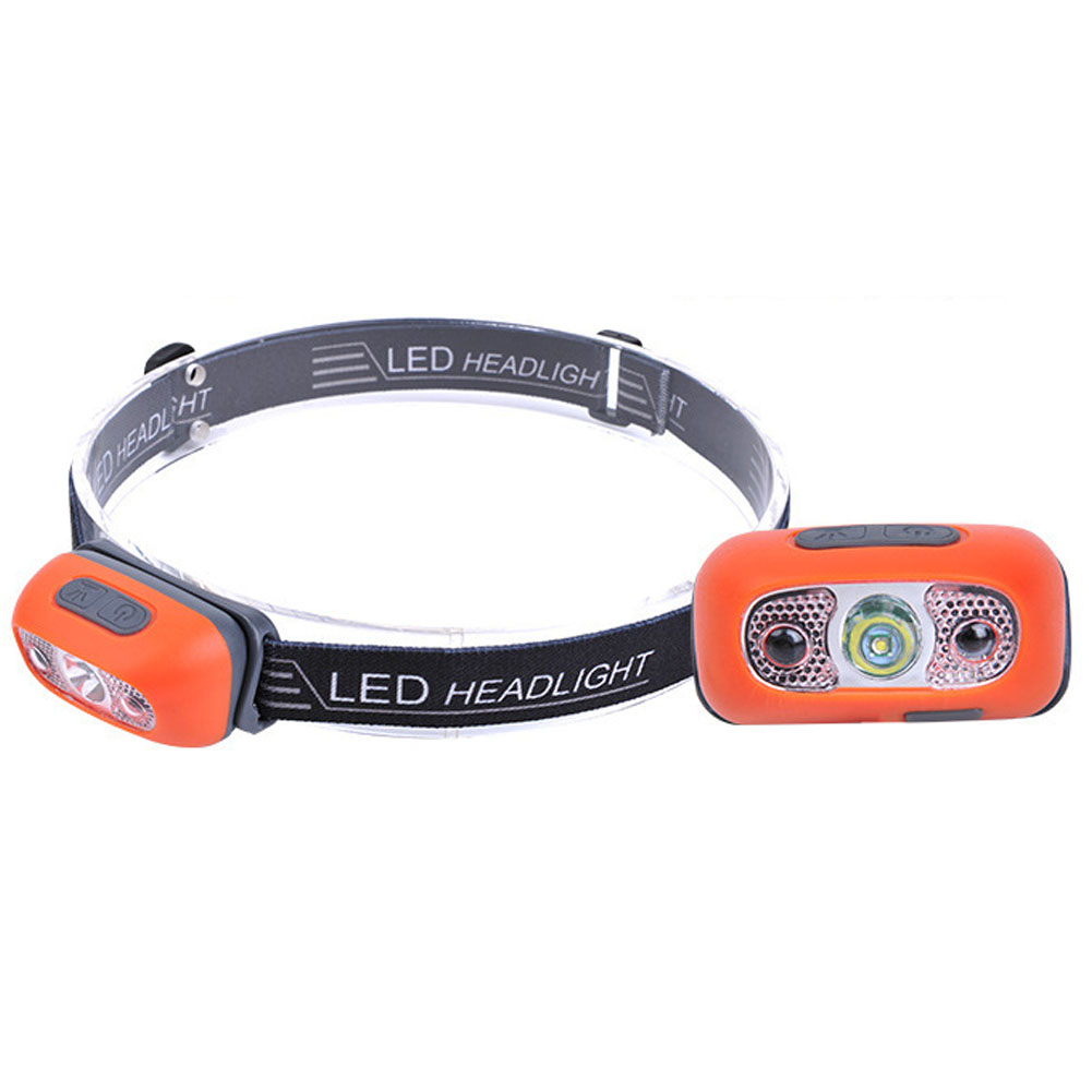 ヘッドライト ledヘッドライト 充電式 USB ヘッドランプ 角度調整可 4 