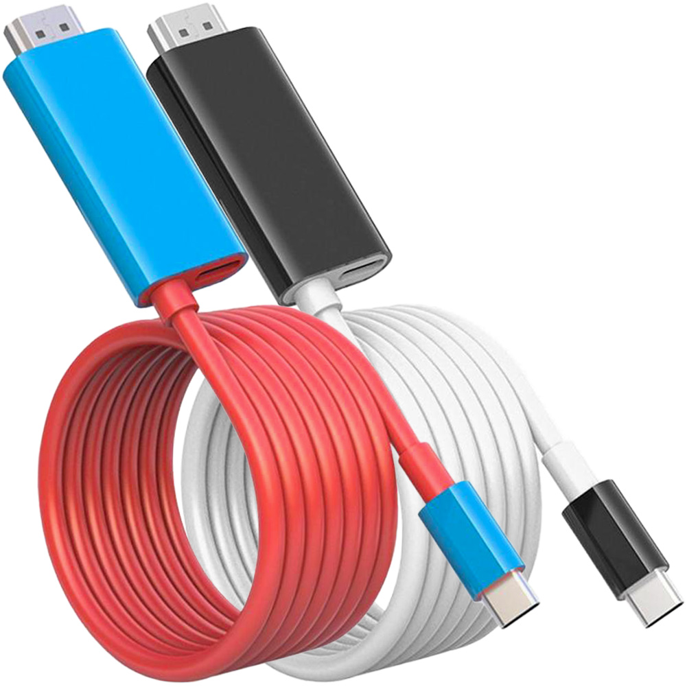 Switch ドック HDMI 変換ケーブル 2本セット Type C USB