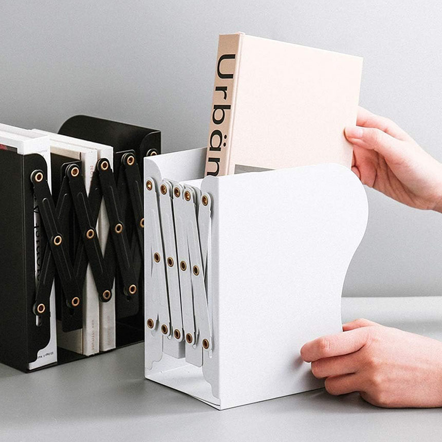 ブックスタンド 本立て 3色選べる 伸縮 伸びる 折りたたみ ブック