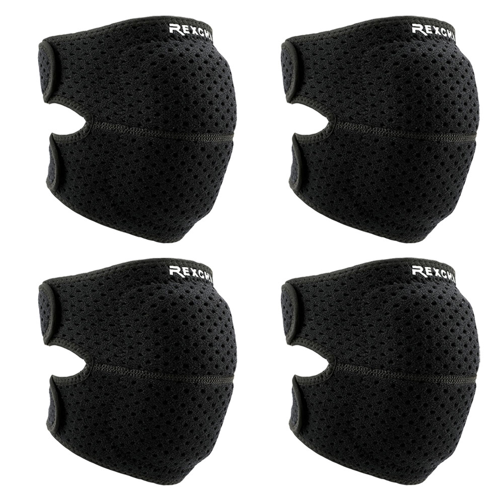 膝サポーター スポーツ 4個セット 薄手 ひざ サポーター マジック