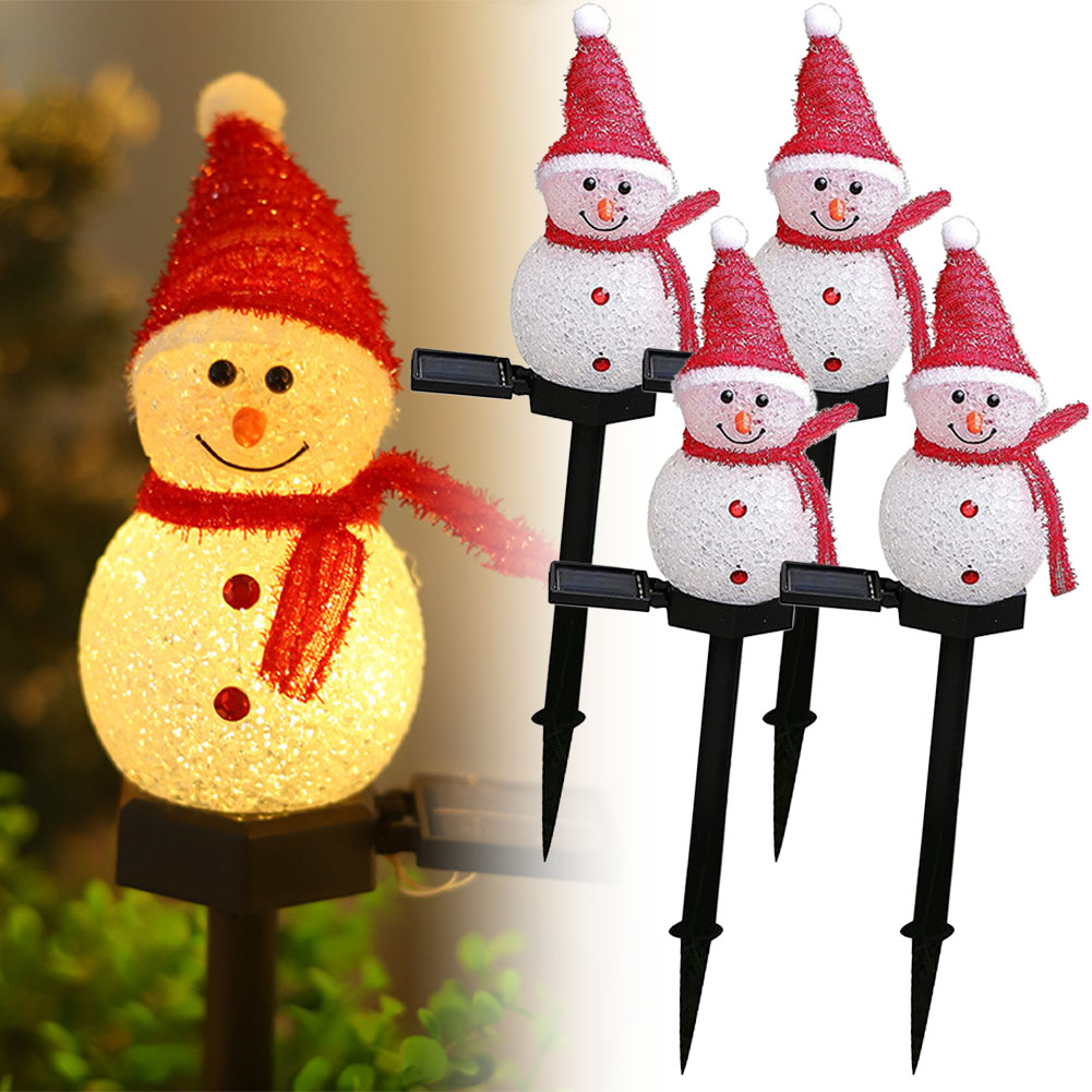 雪だるま 雪だるま型ソーラーライト ランタン ランプ ガーデンライト 雪だるま