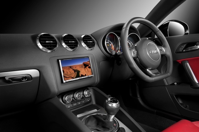 AUDI アウディ TT (8J)用 2DINサイズ ナビ・オーディオ取付キット GE