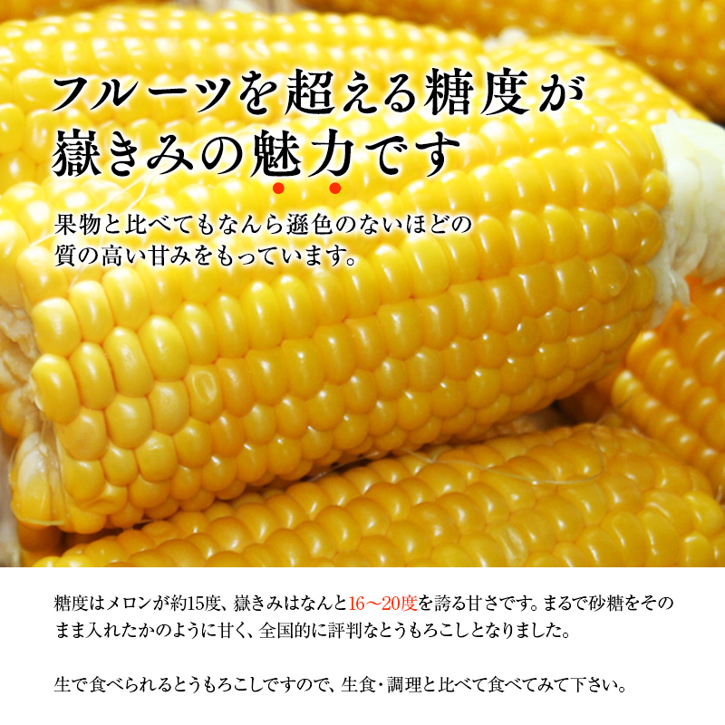 青森県産 とうもろこし 嶽きみ 24本セット ...の詳細画像3