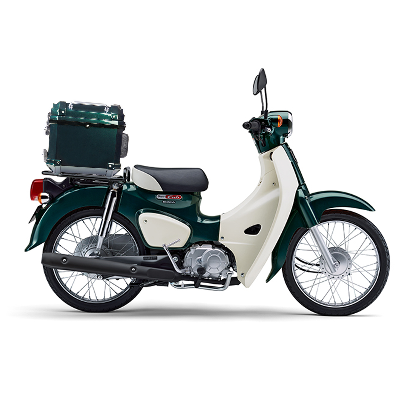 りあむん　フィットボックス ホンダ CODEM バイク リアボックス 45L 大容量 トップケース ABS