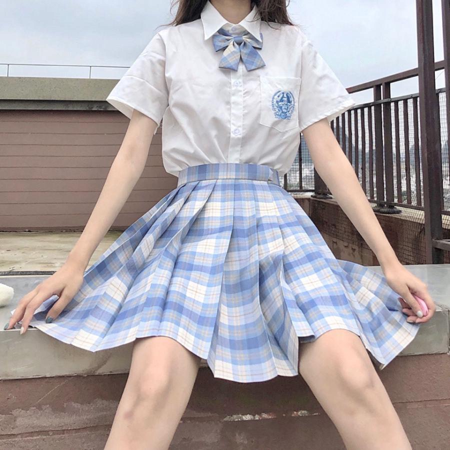 制服 スカート チェック セーラー服 ティーンズエバー 学生服 プリーツ