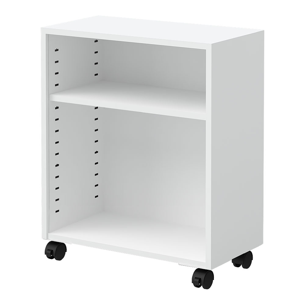 家具のAKIRA アンダーデスクシェルフ 机下収納ワゴン キャスター付き