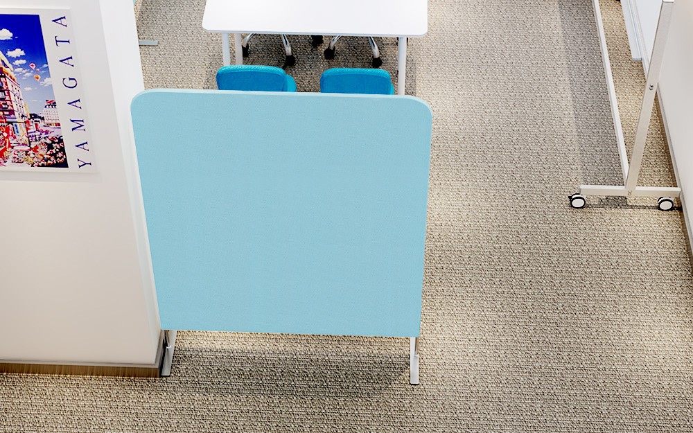 クロススクリーン 間仕切り 使用イメージ