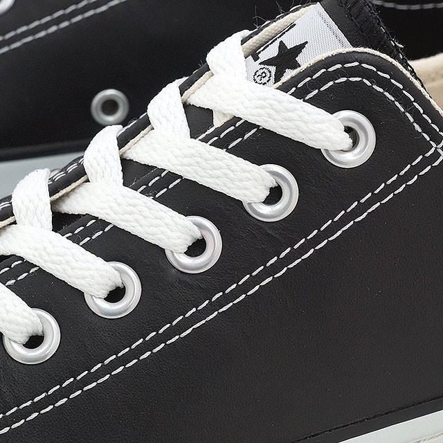 CONVERSE（コンバース） レザー オールスター ローカット ブラック