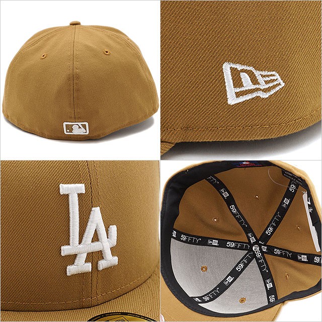 ニューエラ NEW ERA キャップ ロサンゼルス・ドジャース 14525216 59FIFTY メンズ・レディース 帽子 定番 ウィート スノーホワイト 正規取扱店 | NEW ERA | 02