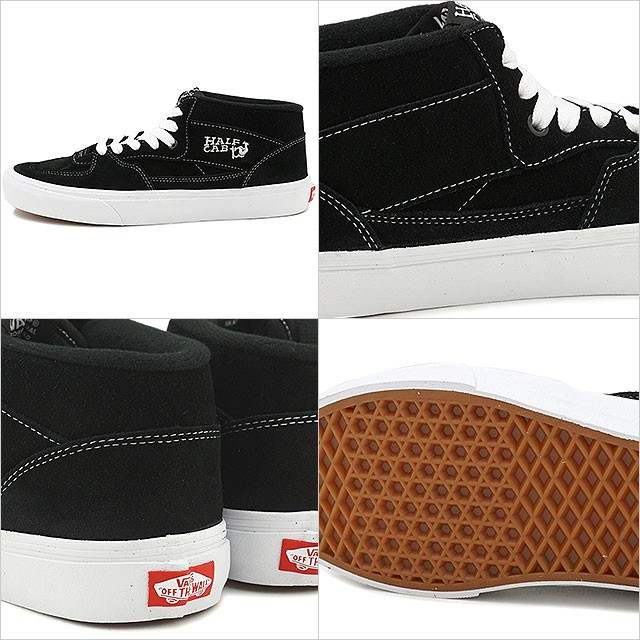 アヒルのライブマーケット　デザインハーフコート　ブラック　３Ｌ VANS バンズ スニーカー コア ハーフキャブ BLACK VN-0DZ3BLK