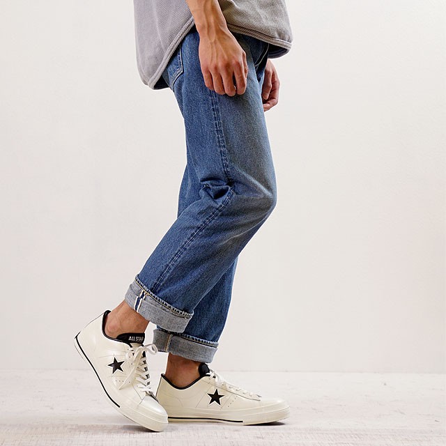CONVERSE コンバース ONE STAR J ワンスター J ホワイト/ブラック 野党 ONE STAR 日本企画 白 1CL576 star&bars ワンスター スニーカー
