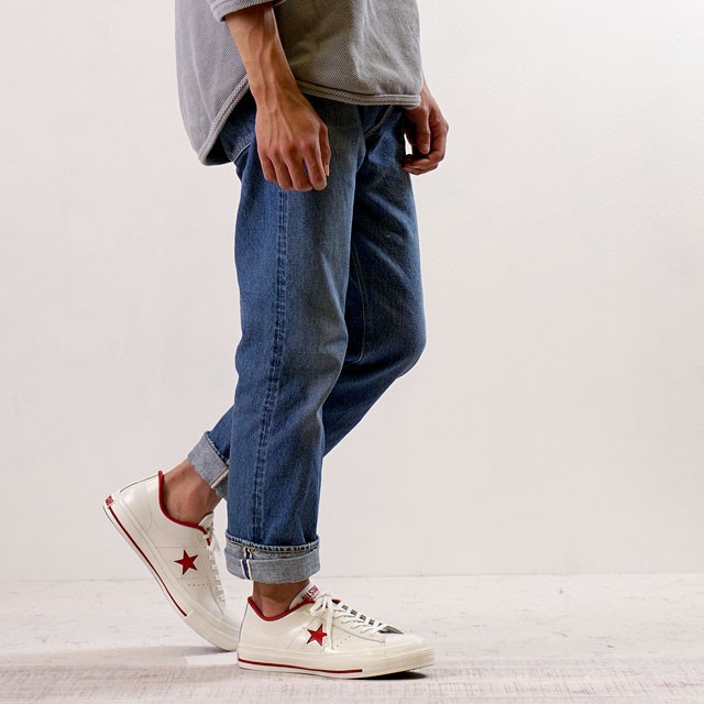 CONVERSE コンバース ONE STAR J ワンスター ホワイト/レッド