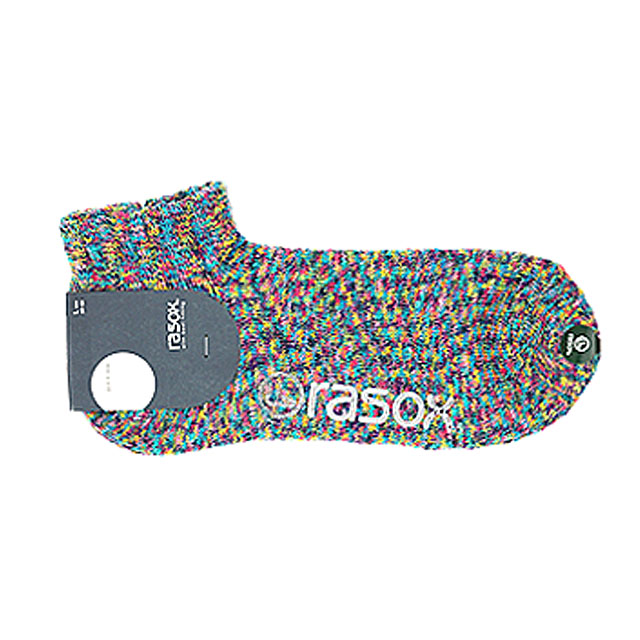 rasox ラソックス メンズ・レディース 靴下 ソックス スプラッシュ・アンクル CA061AN39｜mischief｜02