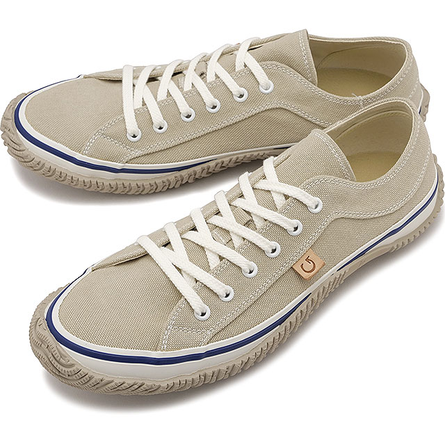 スピングルムーブ キャンバススニーカー SP-141 ベージュ （L） SP-141 Light Gray | 国産ハンドメイド スニーカー スピングル