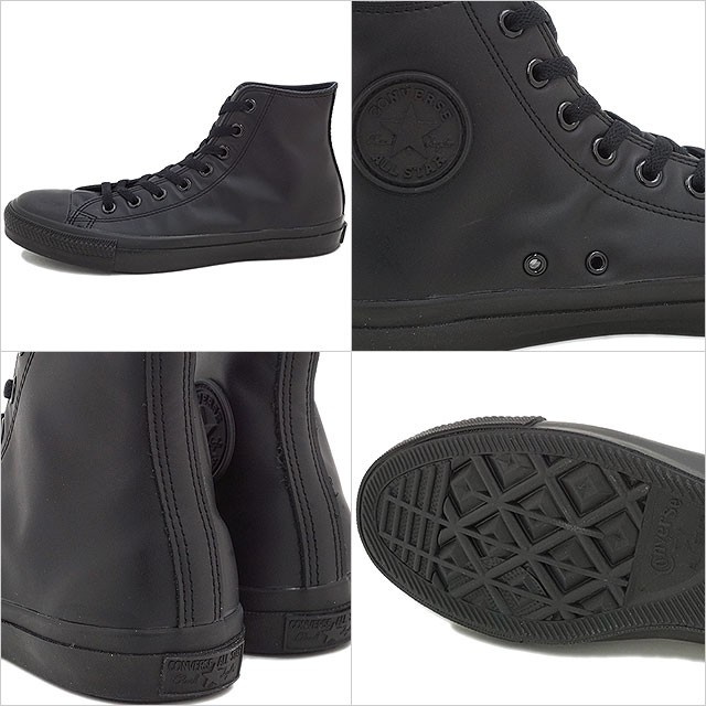 CONVERSE コンバース レザー オールスター ハイカット ブラック