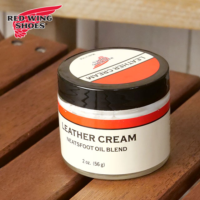 レッドウィング REDWING 純正ケア用品 レザークリーム ニーツフットオイルブレンド 97095 Leather Cream -Neatsfoot Oil Blend- 56.7g 無色 正規取扱店 | RED WING SHOES | 01