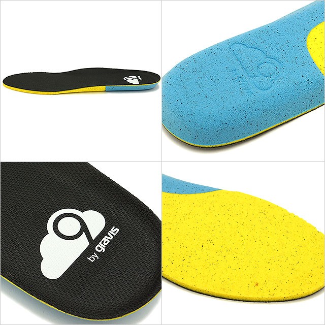 gravis グラビス メンズ INSOLE 高衝撃吸収性 クラウド9レベル2