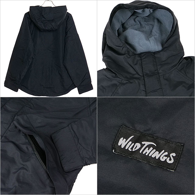 ワイルドシングス WILD THINGS サプレックス デナリ フリースライニング WT24131AD FW24 SUPPLEX DENALI FLEECE LINING メンズ アウター 撥水 BLACK 正規取扱店 | WILD THINGS | 02