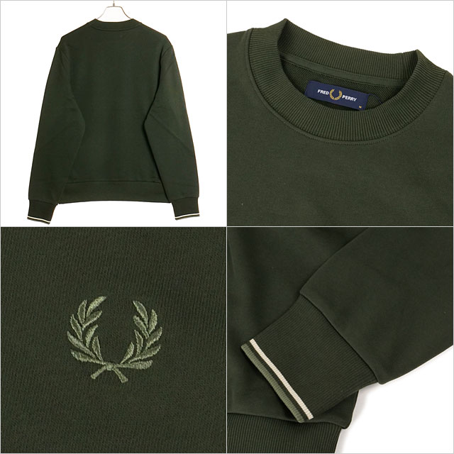 FRED PERRY フレッドペリー クルーネック スウェット M7535 国内