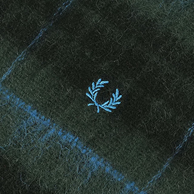 FRED PERRY フレッドペリー ブラッシュト ウール タータン