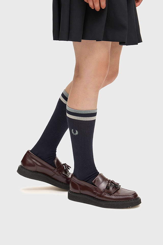 新品 Oxford ペイズリー型押し タッセルローファー箱あり FRED PERRY（フレッドペリー） ジョージコックス タッセルローファー