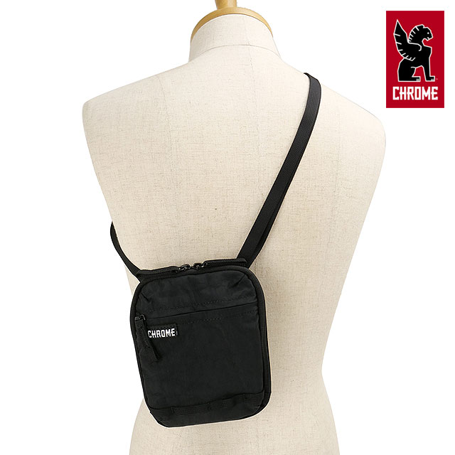 クローム CHROME パックポーチ 2L JP244BKCK SS25 PAC POUCH 2L メンズ・レディース 鞄 ショルダーポーチ 小物入れ BLACK-CRINKLE 正規取扱店 | CHROME