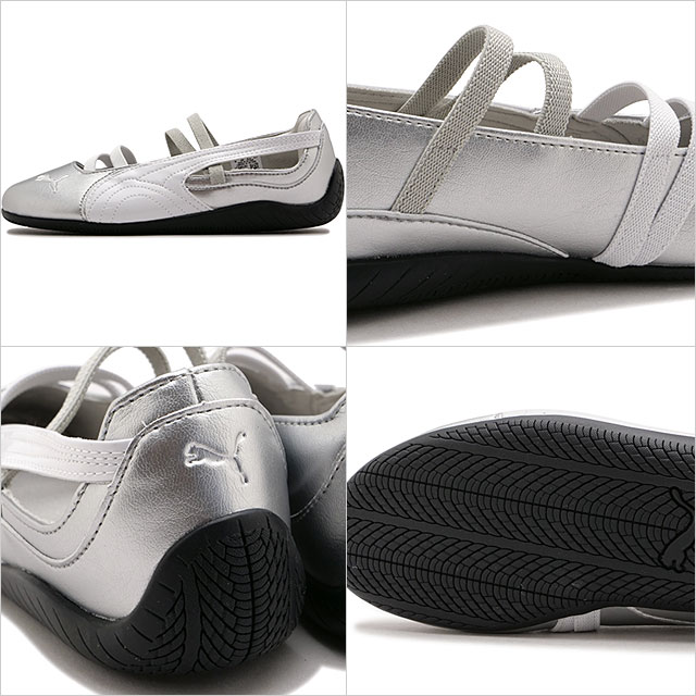 【PUMA スピードキャット 】ウィメンズバレエメタリックスニーカー25センチ PUMA プーマ ウィメンズ スピードキャット バレエ メタリック