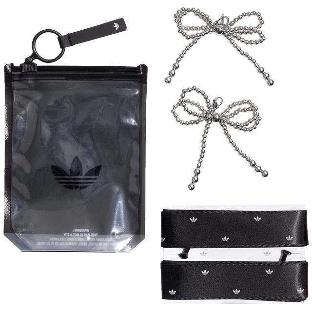 アディダス オリジナルス adidas Originals シューレース オリボン2 KC3601 FW25 ORIBBON 2 メンズ・レディース 靴紐 小物 リボンタイプ BLACK  正規取扱店 | adidas Originals | 01