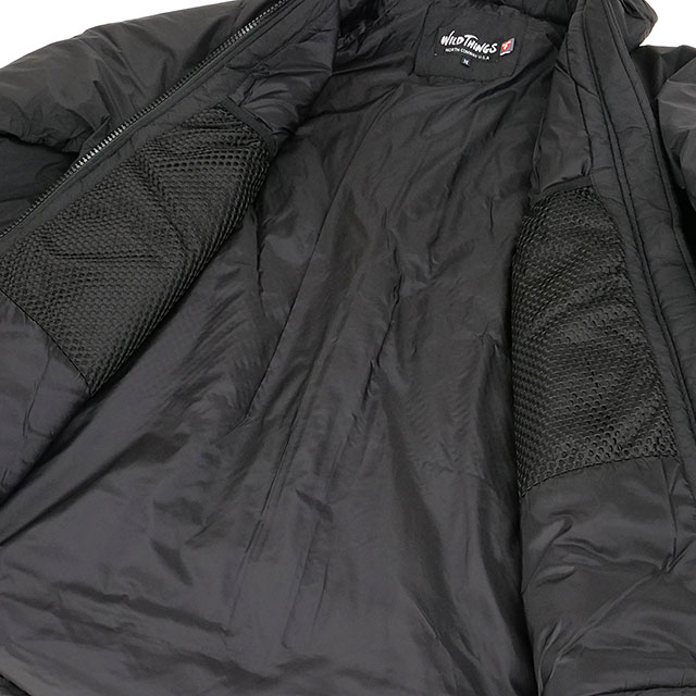 ワイルドシングス WILD THINGS ハッピージャケット WT252-11-Q4 FW25 HAPPY JACKET メンズ アウター ナイロンジャケット 撥水 BLACK 正規取扱店 | WILD THINGS | 03
