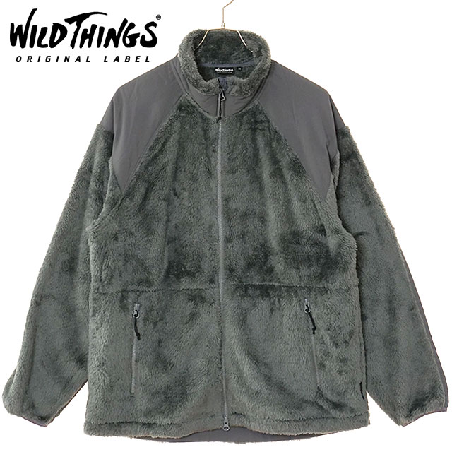 ワイルドシングス WILD THINGS レベル3 シャギージャケット WT252-26-Q4 FW25 LEVEL3 SHAGGY JACKET メンズ アウター フリースジャケット F.GREY 正規取扱店 | WILD THINGS