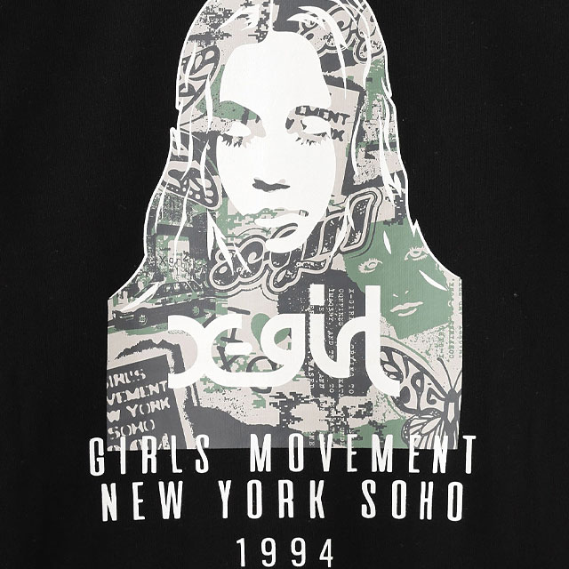 X-girl（エックスガール） カレッジカモフェイス ジップアップ