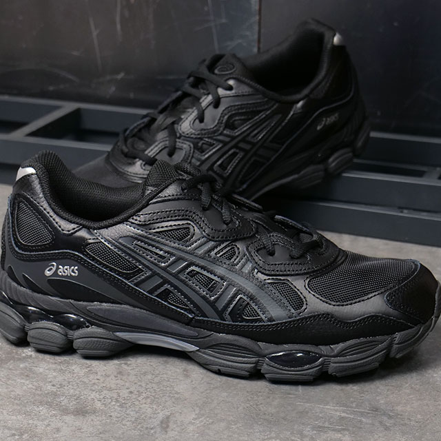 アシックス スポーツスタイル ASICS SportStyle スニーカー メンズ ゲルエヌワイシー 1203A280-003 SS26 GEL-NYC 靴 シューズ ブラック BLACK 正規取扱店の画像