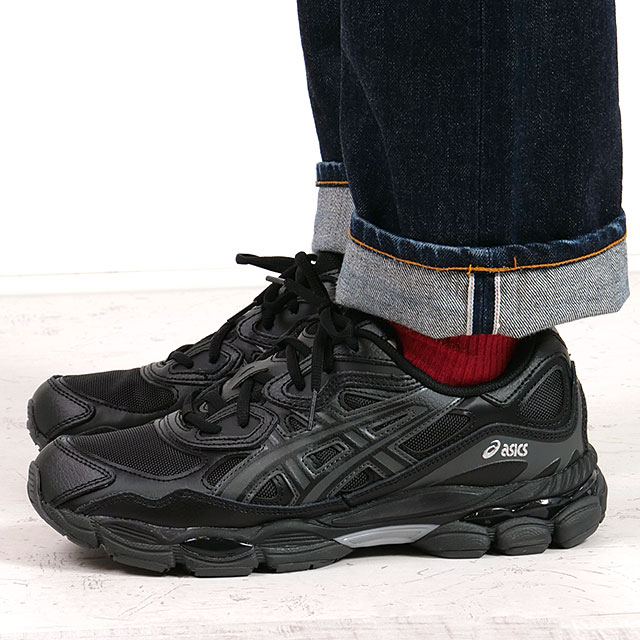 アシックス スポーツスタイル ASICS SportStyle スニーカー メンズ ゲルエヌワイシー 1203A280-003 SS26 GEL-NYC 靴 シューズ ブラック BLACK 正規取扱店の画像