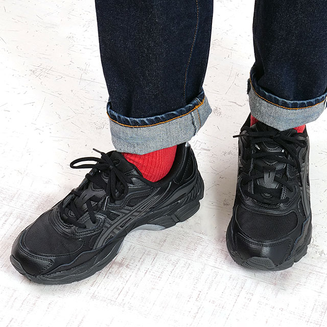 アシックス スポーツスタイル ASICS SportStyle スニーカー メンズ ゲルエヌワイシー 1203A280-003 SS26 GEL-NYC 靴 シューズ ブラック BLACK 正規取扱店の画像