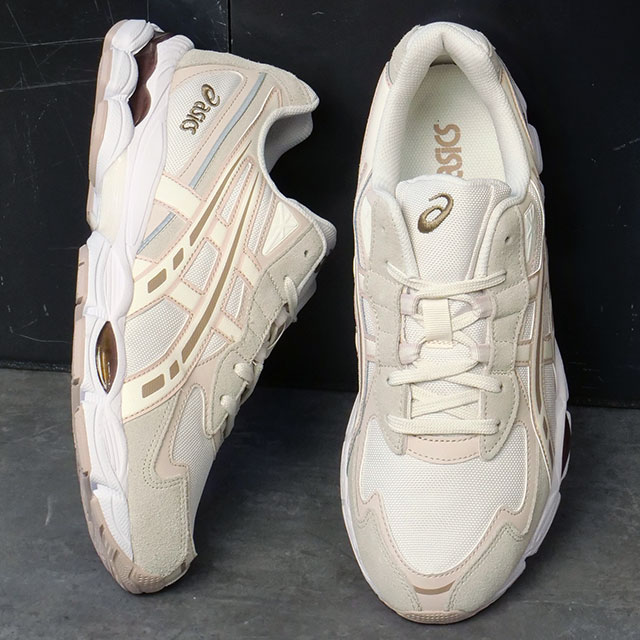アシックス スポーツスタイル ASICS SportStyle スニーカー ゲルエヌワイシー2055 1203A755-100 SS26 GEL-NYC 2055 クリーム CREAM CINNAMON 正規取扱店の画像