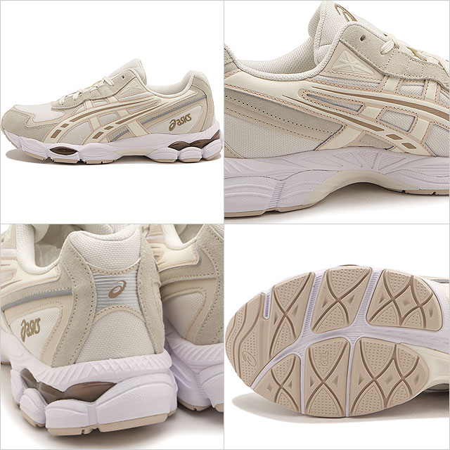 アシックス スポーツスタイル ASICS SportStyle スニーカー ゲルエヌワイシー2055 1203A755-100 SS26 GEL-NYC 2055 クリーム CREAM CINNAMON 正規取扱店の画像